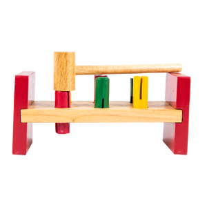 ค้อนตอกเตียงนอน , ของเล่นไม้, ของเล่นเสริมพัฒนาการ, ของเล่นเด็กอนุบาล, สื่อการสอนเด็กอนุบาล วัสดุและสี ปลอดภัยต่อเด็ก มีมาตรฐาน มอก. ตามที่ สพฐ. กำหนด