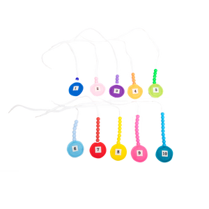 ชุดร้อยลูกปัดหัดนับ ของเล่นเสริมพัฒนาการ ,ของเล่นเสริมทักษะ,ของเล่นเด็ก, สื่อการสอนอนุบาล