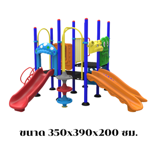 ชุดหอสไลด์ปีนป่ายอนุบาล-15, เครื่องเล่นสนามกลางแจ้ง , เครื่องเล่นสนามเหล็ก,สไลเดอร์, OutdoorPlayground, ราคาโรงงาน สินค้าสั่งผลิต 10-20 วัน