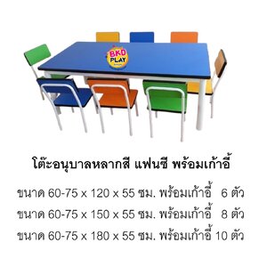 โต๊ะนักเรียนอนุบาลหลากสี แฟนซี พร้อมเก้าอี้ ,โต๊ะนักเรียน ,ชุดโต๊ะพร้อมเก้าอี้, โต๊ะทานข้าว ขาเหล็ก โต๊ะเก้าอี้นักเรียนประถม โต๊ะนักเรียนอนุบาล สั่งผลิตตามสีได้