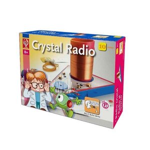 ชุดทดลองเครื่องรับ – ส่งวิทยุแบบใช้พลังงานคริสตัล (Crystal radio), ทดลองวิทยาศาสตร์ ของเล่นเสริมพัฒนาการ, ของเล่นเด็กอนุบาล, สื่อการสอนเด็กอนุบาล พร้อมส่งในไทย