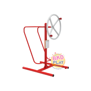 เครื่องออกกำลังกายกลางแจ้งผู้ใหญ่,วงล้อยืดเส้น-บาร์ยกตัว,ลานกีฬาอเนกประสงค์ สวนสาธารณะ ,เทศบาล,หมู่บ้าน,ผลิตในไทย, สั่งทำตามสีที่ต้องการได้ ขนาด 60x100x160 ซม.