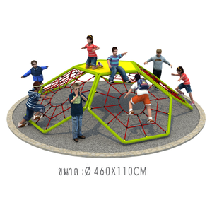 ปีนป่ายหกเหลี่ยม, ปีนหน้าผา เชือกสลิงเหล็ก, อุโมงค์เด็ก, อุโมงค์ ของเล่น, ของเล่นสนาม, ผจญภัย playground