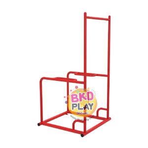 เครื่องออกกำลังกายกลางแจ้งผู้ใหญ่,บริหารแขน-ยืดตัว (แบบโหนบาร์เดี่ยว-บาร์คู่), ลานกีฬาอเนกประสงค์,สนามกีฬา,สวนสาธารณะ,เทศบาล,หมู่บ้าน,ผลิตในไทย, สั่งทำตามสีที่ต้องการได้ ขนาด 100x100x200 ซม.