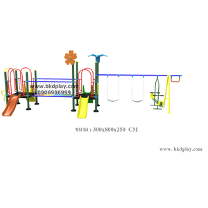 ชุดหอสะพานโซ่แขวนชิ้งช้าผสมสไลเดอร์ 70 เครื่องเล่นสนาม กลางแจ้ง เหล็ก, สไลเดอร์,ของเล่น สนามเด็กเล่น สั่งผลิต 10-20 วัน