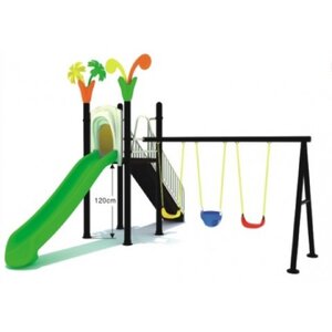 เครื่องเล่นสนามกลางแจ้ง ในร่ม, ชุด กระดานลื่นชิงช้ากลางป่า สไลด์เดอร์ใหญ่ ชิงช้า ,ครุภัณฑ์สนามเด็กเล่น,งบ.สพฐ,โครงการโรงเรียนประชารัฐ, playground,สไลเดอร์,ของเล่นเสริมพัฒนาการ,เครื่องเล่นสนาม, สนามเด็กเล่น