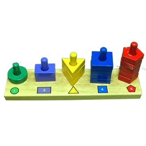 กระดานจำแนกสี จำนวน รูปทรง , ของเล่นไม้, ของเล่นเสริมพัฒนาการ, ของเล่นเด็กอนุบาล, สื่อการสอนเด็กอนุบาล วัสดุและสี ปลอดภัยต่อเด็ก มีมาตรฐาน มอก. ตามที่ สพฐ. กำหนด