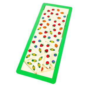 ตรีโดมิโน ชุดผลไม้ 36ชิ้น ,ของเล่นไม้, ของเล่นเสริมพัฒนาการ, ของเล่นเด็ก, สื่อการสอน