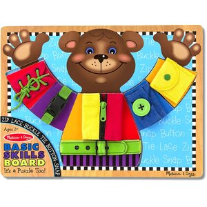 ชุดกระดานฝึกทักษะการแต่งตัว ,หมีฝึกแต่งตัว, ฝึกแต่งกาย,ฝึกกล้ามเนื้อมัดเล็ก , ของเล่นเสริมพัฒนาการ, ของเล่น