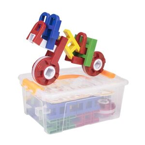 ชุดตัวต่อวงล้อพาเพลิน 56 ชิ้นคละสี ,ของเล่น, ของเล่นเสริมพัฒนาการ, ของเล่นเด็ก, สื่อการสอน พร้อมส่ง