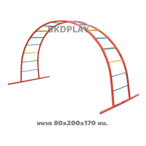 เครื่องเล่นสนามกลางแจ้ง เครื่องเล่นสนามเหล็ก ชุดปีนป่ายบาร์ไต่ บาร์โค้ง Outdoor Playground, ราคาโรงงาน สินค้าสั่งผลิต 10-20 วัน