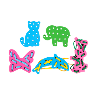 กระดานร้อยเชือก รูปสัตว์ , ของเล่นเสริมพัฒนาการ, ของเล่นเด็กอนุบาล, สื่อการสอนเด็กอนุบาล วัสดุและสี ปลอดภัยต่อเด็ก มีมาตรฐาน มอก. ตามที่ สพฐ. กำหนด