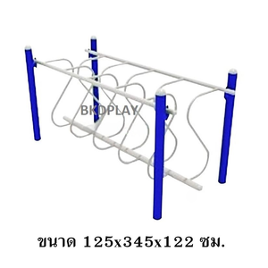 เครื่องออกกำลังกาย กลางแจ้ง ชุดอุปกรณ์ บริหารฝึก การทรงตัว แบบคานเดิน ซิกแซก ลานกีฬา อเนกประสงค์ สนามกีฬา ผลิตในไทย สั่งทำตามสีที่ต้องการได้