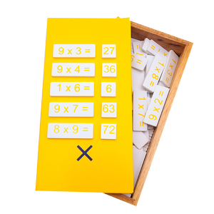 กล่องไม้คิดเลข การคูณ สื่อการสอน คณิตศาสตร์ ของเล่นไม้, ของเล่นเสริมพัฒนาการ,มอนเตสเซอรี่,ของเล่นเด็ก,มอนเตสซอรี่ ,montessori, สื่อการสอนประถม