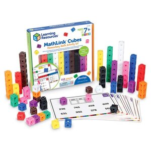ชุดกิจกรรมลูกบาศก์คณิตศาสตร์ ฝึกคิดเลข MATHLINK CUBES ELEMENTARY MATH ACTIVITY