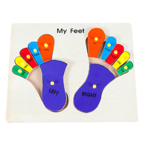 เท้าของฉัน , ของเล่นไม้, ของเล่นเสริมพัฒนาการ, ของเล่นเด็กอนุบาล, สื่อการสอนเด็กอนุบาล วัสดุและสี ปลอดภัยต่อเด็ก มีมาตรฐาน มอก. ตามที่ สพฐ. กำหนด