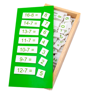 กล่องคิดเลข คณิต การลบ สื่อการสอน คณิตศาสตร์ ของเล่นไม้, ของเล่นเสริมพัฒนาการ,มอนเตสเซอรี่,ของเล่นเด็กอนุบาล,มอนเตสซอรี่ ,montessori, สื่อการสอนประถม