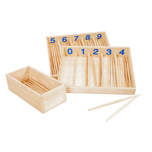 แท่งไม้คณิตศาสตร์ กล่องกระสวย (นับตะเกียบ-ก้านไม้สอนนับเลข), ของเล่นไม้, ของเล่นเสริมพัฒนาการ, ของเล่นเด็กอนุบาล, สื่อการสอนเด็กอนุบาลมอนเตสซอรี่ ,montessori, สื่อการสอนประถม