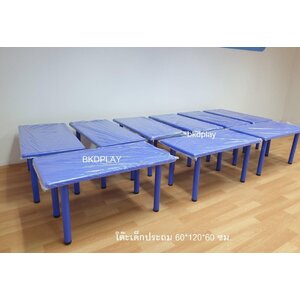 โต๊ะนักเรียนประถมขาเหล็ก โต๊ะสี่เหลี่ยมผืนผ้า โต๊ะประถมสูง60ซม.,โต๊ะเขียนหนังสือเด็ก,โต๊ะสี่เหลี่ยมผืนผ้า ราคาโรงงาน สั่งนำเข้า