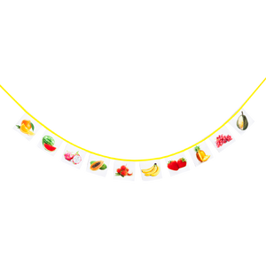 ธงราวสอนสนุก ชุด ผลไม้น่ากิน ของเล่นเสริมพัฒนาการ ,ของเล่นเสริมทักษะ,ของเล่นเด็ก, สื่อการสอนอนุบาล