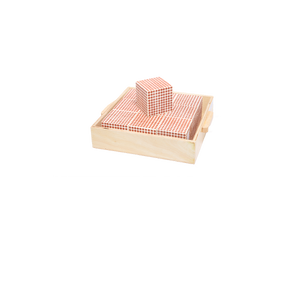 ลูกบาศก์พัน 10 ลูก พร้อมถาด , ของเล่นเสริมพัฒนาการ, ของเล่นเด็ก, สื่อการสอน,มอนเตสซอรี่ ,montessori, สื่อการสอนประถม