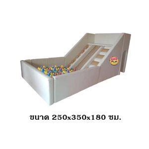 บ้านบอลโครงไม้ ชุดL บ้านบอลเด็กพร้อมปีนป่ายผจญภัย แถมลูกบอล2600 ลูก, บ่อบอลนุ่ม, ,เบาะหนังนุ่มนิ่ม softplay, indoor playground kidszone ,สวนสนุกในร่ม ,รับสั่งทำบ่อบอล ผลิตห้องบอลเด็ก ตามขนาด