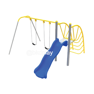 ชิงช้า+สไลเดอร์ 120 เครื่อเล่นสนามเหล็ก เครื่องเล่นสนามกลางแจ้ง ของเล่นสั่งผลิต 10-20 วัน