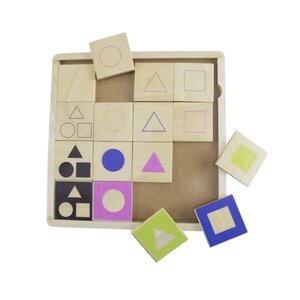 เกมตารางสัมพันธ์สีสันเรขาคณิต,ของเล่นเสริมพัฒนาการ ,ของเล่นเสริมทักษะ,ของเล่นเด็ก, สื่อการสอนอนุบาล