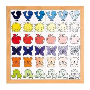 ชุดเรียงลำดับเฉดสี, ของเล่นไม้, ของเล่นเสริมพัฒนาการ, ของเล่นเด็กอนุบาล, สื่อการสอนเด็กอนุบาล