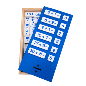 สื่อการสอน คณิตศาสตร์ หาร ของเล่นไม้, ของเล่นเสริมพัฒนาการ,มอนเตสเซอรี่,มอนเตสซอรี่ ,montessori, สื่อการสอนประถม