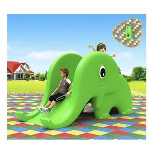 สไลเดอร์ช้างเขียว กระดานลื่น,ของเล่นสนาม, สไลเดอร์เด็ก,ของเล่นเด็ก, พร้อมส่ง