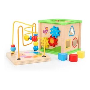 กล่องเกมแมลงในสวน 5in1, ของเล่นไม้,เขาวงกรต,ซิกแซก ,กล่อง,ของเล่นเสริมทักษะการเรียนรู้, ของเล่นเสริมพัฒนาการเด็กอนุบาล, สื่อการสอนปฐมวัย, พร้อมส่ง