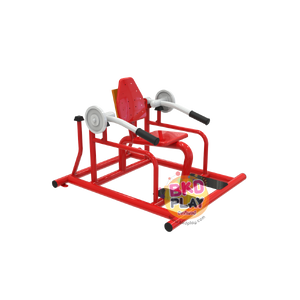 เครื่องออกกำลังกายกลางแจ้งผู้ใหญ่ , บริหารแขน ไหล่ แบบนั่ง ยกน้ำหนัก,ลานกีฬาอเนกประสงค์ ,สวนสาธารณะ ,เทศบาล ,หมู่บ้าน ,ผลิตในไทย ,สั่งทำตามสีที่ต้องการได้ ขนาด 100x100x80 ซม.