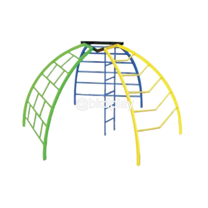 บาร์ปีนป่ายโดม 3 ด้าน เครื่องเล่นสนาม กลางแจ้ง เหล็ก, สนามเด็กเล่น ,OutdoorPlayground, เครื่องเล่น สพฐ. โรงเรียน ศูนย์เด็กเล็ก