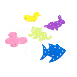 ชุดร้อยเชือก สัตว์ต่างๆ ของเล่นเสริมพัฒนาการ ,ของเล่นเสริมทักษะ,ของเล่นเด็ก, สื่อการสอนอนุบาล