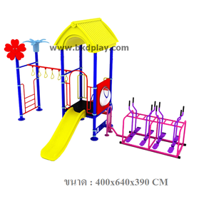 ชุดหอสไลด์80 +ก้าวเดิน4บัดดี้ +ห่วงโหน เครื่องเล่นสนามกลางแจ้ง เหล็ก เครื่องออกกำลังกายเด็ก ของเล่น สั่งผลิต 10-20 วัน
