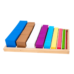 ลูกบาศก์พื้นฐานการนับ, ของเล่นไม้, ของเล่นเสริมพัฒนาการ, ของเล่นเด็ก, สื่อการสอน,มอนเตสซอรี่ ,montessori, สื่อการสอนประถม