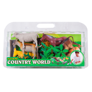 ฟาร์มสัตว์ สัตว์เลี้ยง ชุดใหญ่ , โมเดลสัตว์,สัตว์จำลอง, ของเล่นเสริมพัฒนาการ, ของเล่นเด็กอนุบาล, สื่อการสอนเด็กอนุบาล