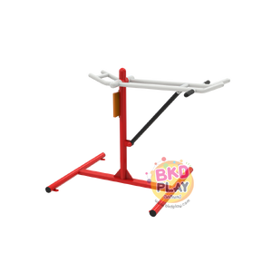 เครื่องออกกำลังกายกลางแจ้งผู้ใหญ่,บริหารกล้ามเนื้อแขน-หัวไหล่ (แบบโช๊คอัพ) ,ลานกีฬาอเนกประสงค์ สวนสาธารณะ ,เทศบาล,หมู่บ้าน,ผลิตในไทย, สั่งทำตามสีที่ต้องการได้