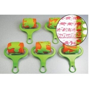 ลูกกลิ้งสำหรับวาดภาพลายทุ่งหญ้า 5 ชิ้น , ของเล่น, ของเล่นเด็ก, ของเล่นเสริมพัฒนาการ