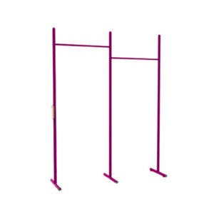 บริหารแขน-หัวไหล่ 2 ระดับ (แบบบาร์โหน) เครื่องออกกำลังกายกลางแจ้ง สั่งผลิตตามสีที่ต้องการได้