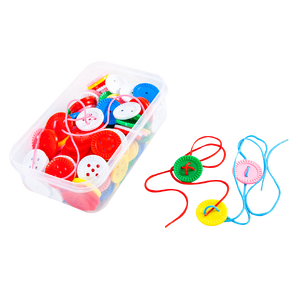 ชุดร้อยกระดุมเล็ก , ของเล่นเสริมพัฒนาการ, ของเล่นเด็กอนุบาล, สื่อการสอนเด็กอนุบาล