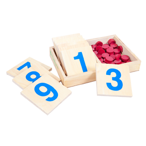 แผ่นไม้ตัวเลข 1-10 พร้อมแผ่นจำนวนนับ, ของเล่นไม้, ของเล่นเสริมพัฒนาการ, ของเล่นเด็ก, สื่อการสอนมอนเตสซอรี่ ,montessori, สื่อการสอนประถม