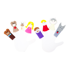 หุ่นนิ้วมือ ชุดนิทานนานาชาติ ชุดละ16ตัว ของเล่นเสริมพัฒนาการ ,ของเล่นเสริมทักษะ,ของเล่นเด็ก, สื่อการสอนอนุบาล