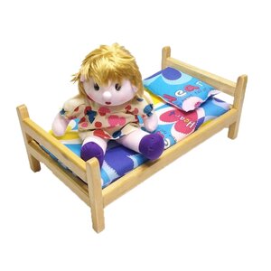 เตียงตุ๊กตาพร้อมตุ๊กตา ของเล่นเสริมพัฒนาการ ,ของเล่นเสริมทักษะ,ของเล่นเด็ก, สื่อการสอนอนุบาล