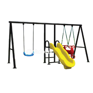 ชิงช้าผสม+สไลเดอร์ เครื่อเล่นสนามเหล็ก ,ชิงช้า,สไลเดอร์, เครื่องเล่นสนามกลางแจ้ง ของเล่นเด็ก,เครื่องเล่นโรงเรียน,งานสั่งผลิต 10-20 วัน