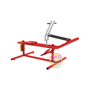 เครื่องออกกำลังกายกลางแจ้งผู้ใหญ่,บริหารกล้ามเนื้อแขน-หัวไหล่ (แบบโช๊คอัพ) ,ลานกีฬาอเนกประสงค์ สวนสาธารณะ ,เทศบาล,หมู่บ้าน,ผลิตในไทย, สั่งทำตามสีที่ต้องการได้ ขนาด 60x120x100 ซม.