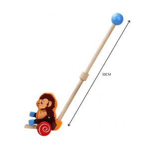 รถไถตีฉาบ ลิง ของเล่นไม้ ดนตรี ของเล่นเสริมทักษะการเรียนรู้, ของเล่นเสริมพัฒนาการเด็กอนุบาล, สื่อการสอนปฐมวัย, พร้อมส่ง