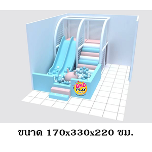 บ้านบอลเด็ก ชุดแสนสนุกสีพาสเทล บ่อบอลพร้อมสไลเดอร์และของเล่นมากมาย นุ่มนิ่ม softplay สวนสนุก เครื่องเล่นสนามในร่ม indoorplayground รับสั่งทำบ้านบอลตามธีมสีและขนาดตามพื้นที่ได้ pre order 30-45 วัน