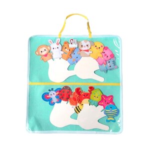 หุ่นนิ้วมือ ชุดสัตว์และแมลง ชุดละ16ตัว ของเล่นเสริมพัฒนาการ ,ของเล่นเสริมทักษะ,ของเล่นเด็ก, สื่อการสอนอนุบาล